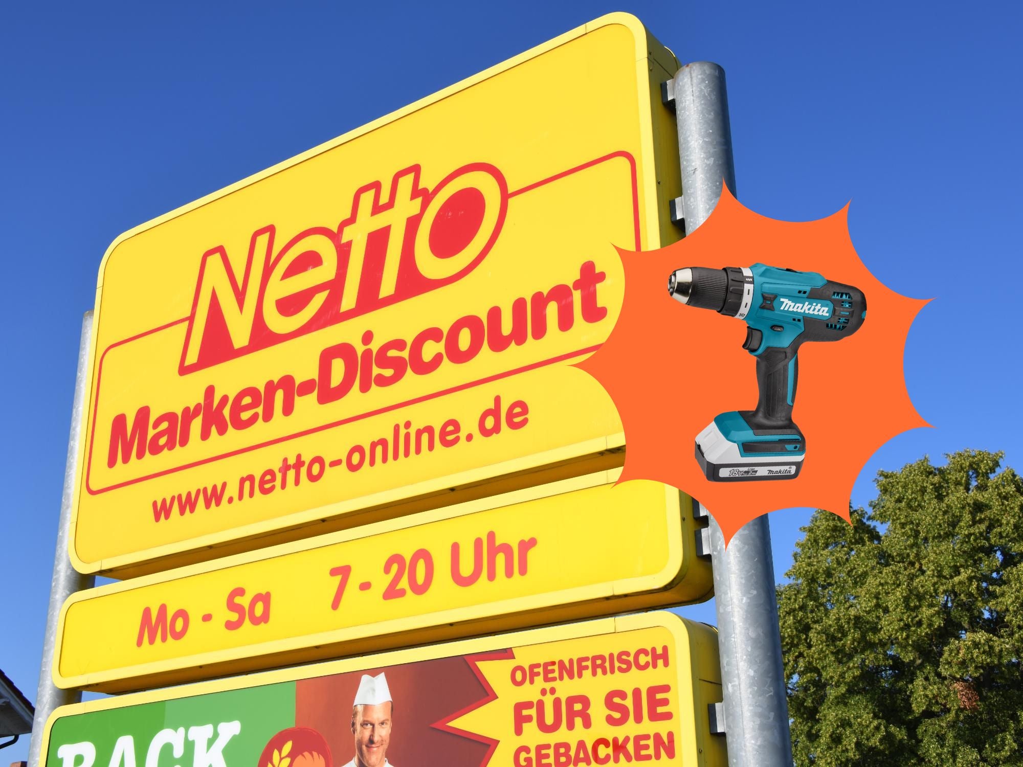 Makita-Akkuschrauber bei Netto im Angebot