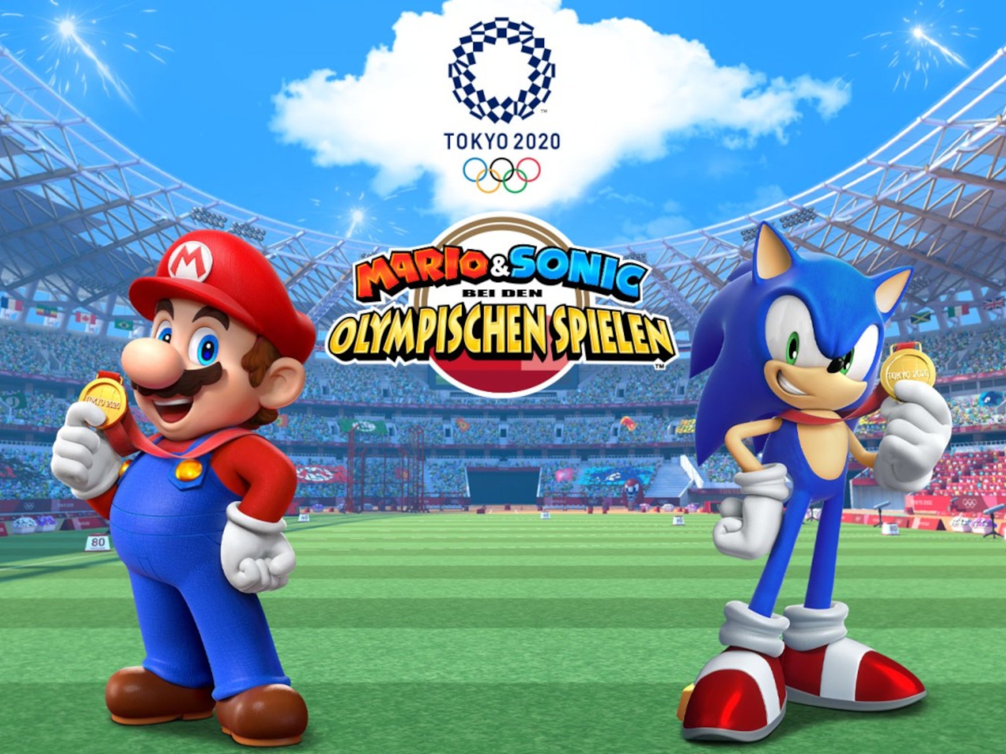 Mario und Sonic bei den Olympischen Spielen Tokyo 2020.
