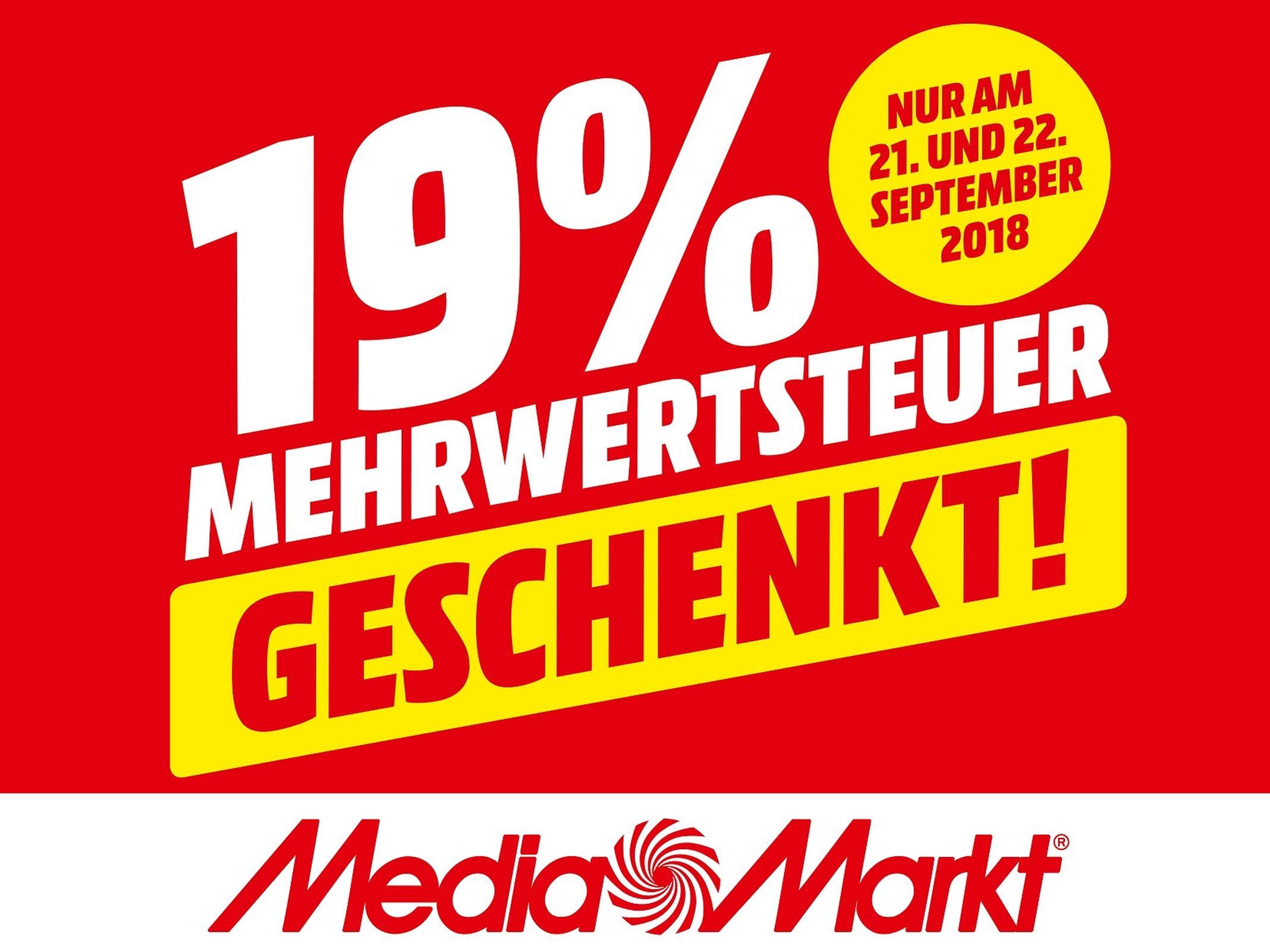 Mehrwertsteueraktion bei Media Markt