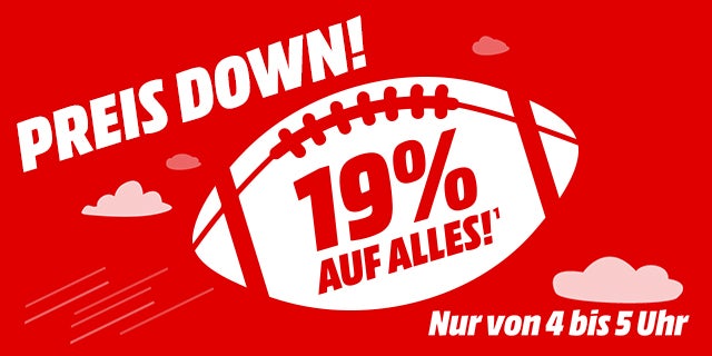 Die Werbung von 2020: Unter dem Motto "Preis Down" reduzierte Media Markt fast sein gesamtes Sortiment.