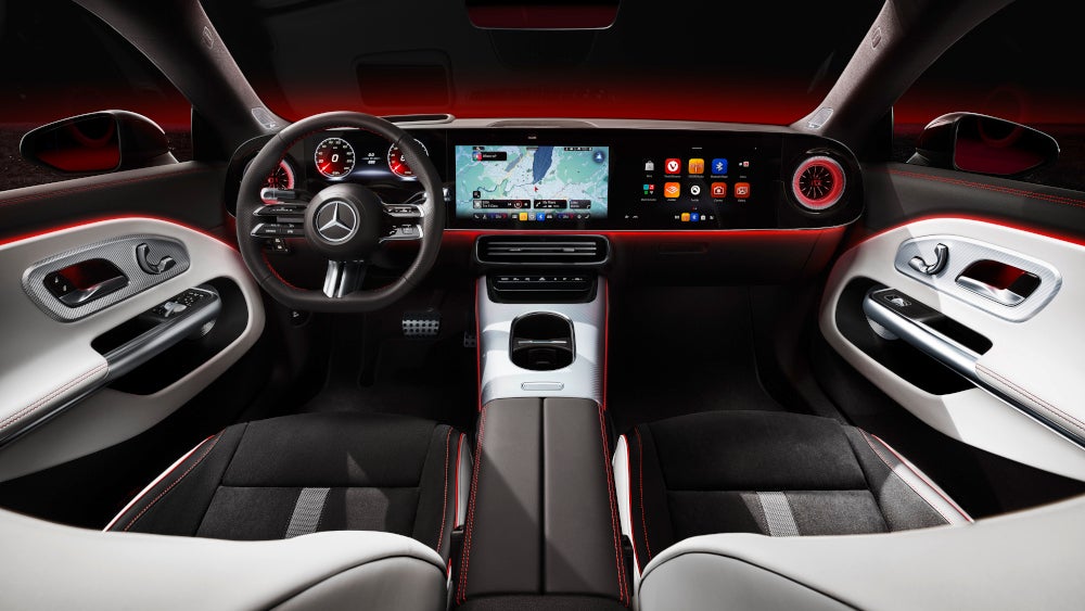 Cockpit des Mercedes CLA