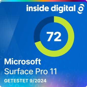 Testsiegel des Microsoft Surface Pro 11