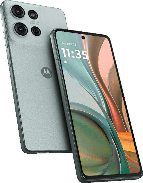 Motorola Moto G75 5G Front und Rückseite.