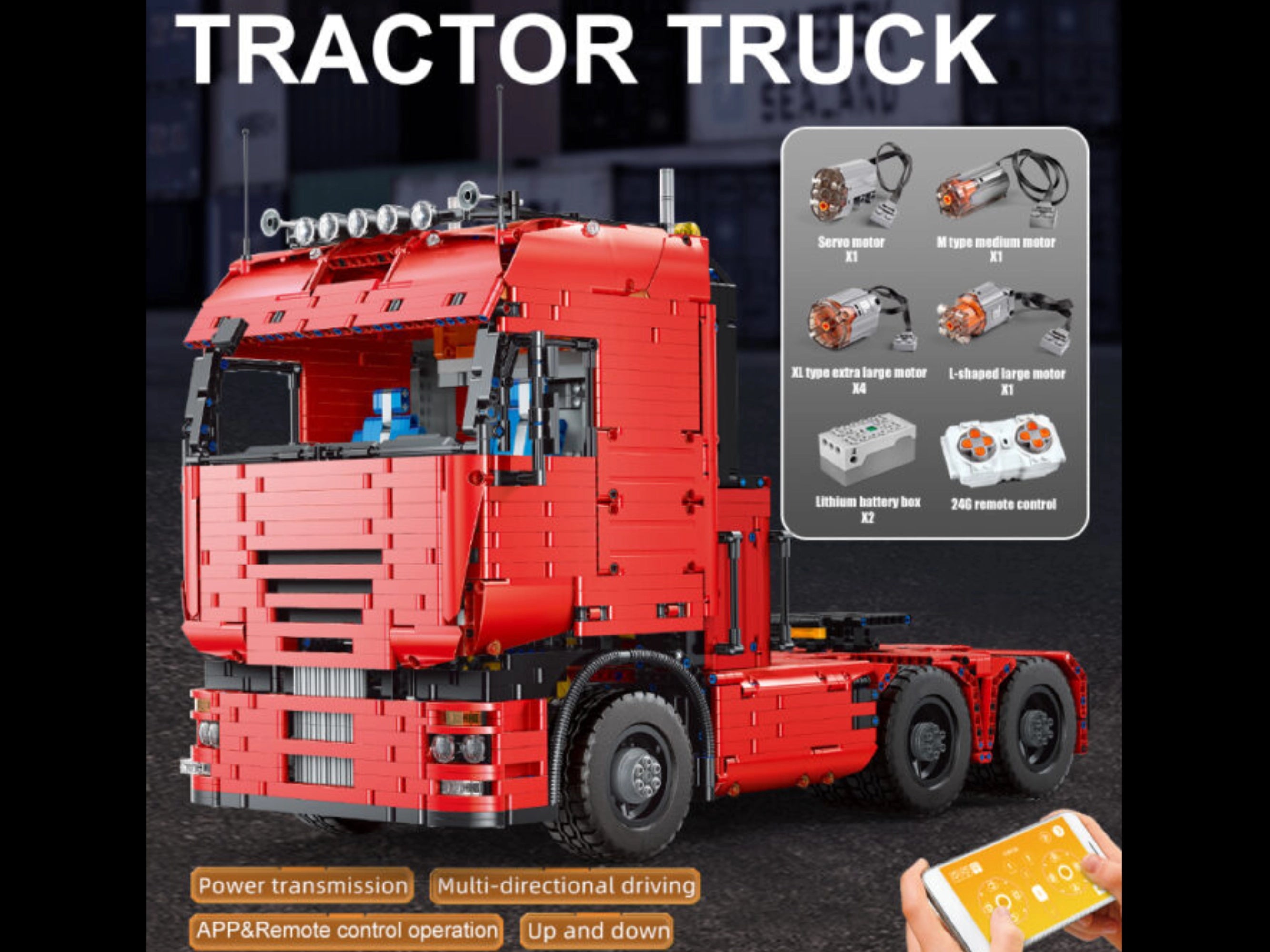 Foto: Klemmbaustein Mould King LKW-Traktor (19005)