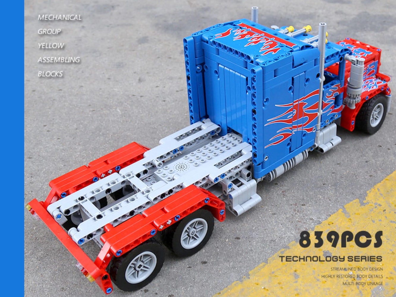 Foto: Klemmbaustein Mould King RC-Muscle-Truck (15001)