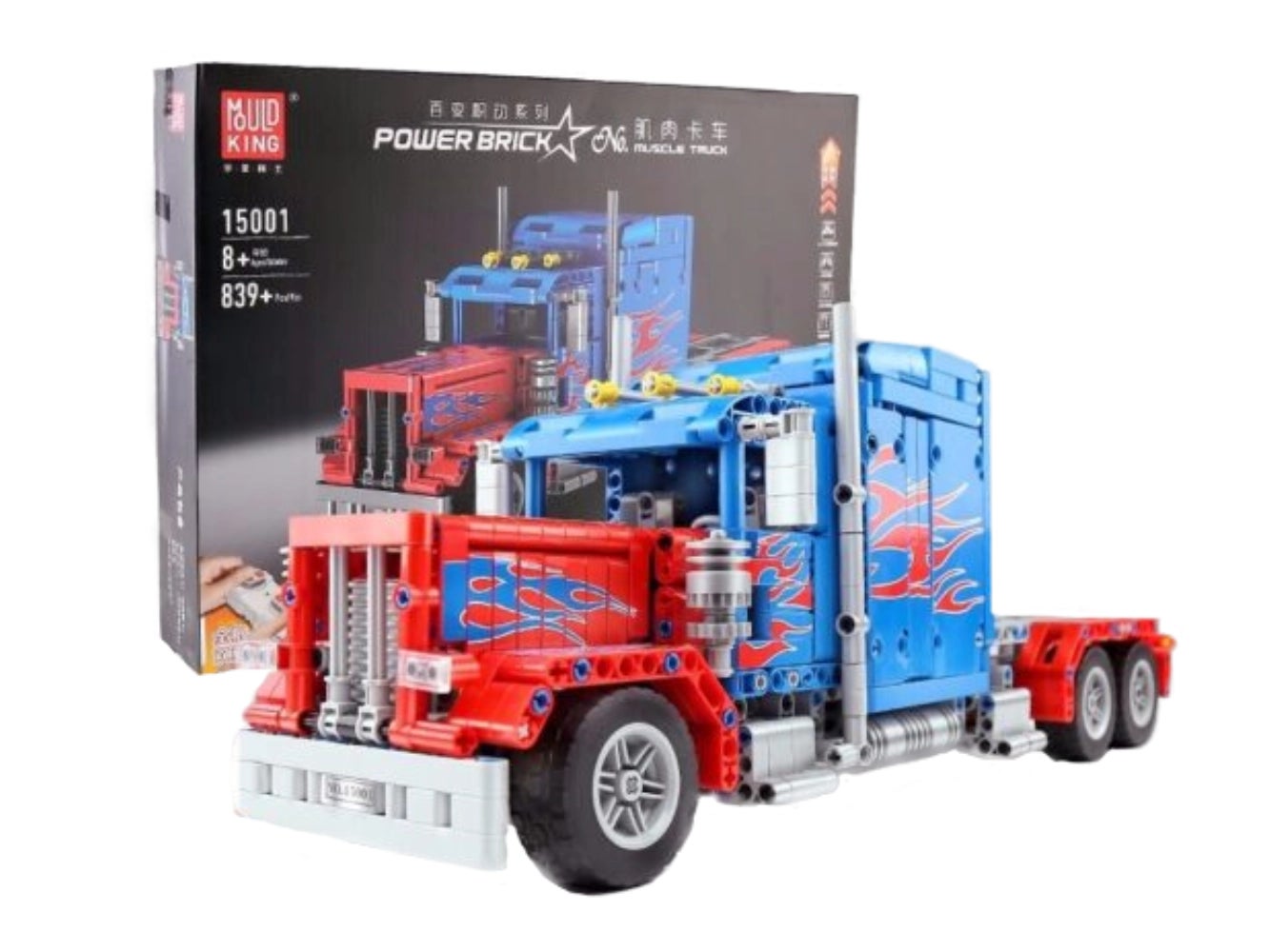 Foto: Klemmbaustein Mould King RC-Muscle-Truck (15001)