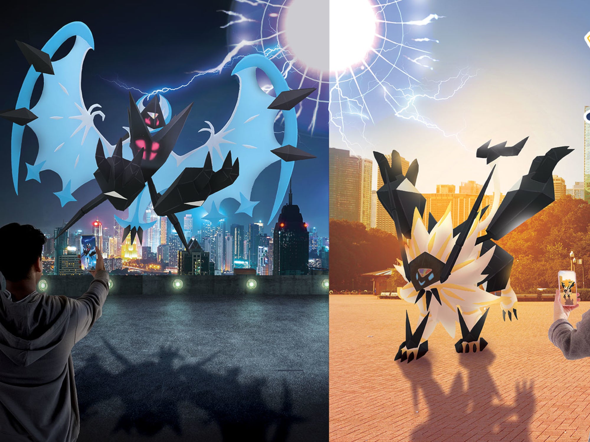 Necrozma-Fusionen in Pokémon Go.