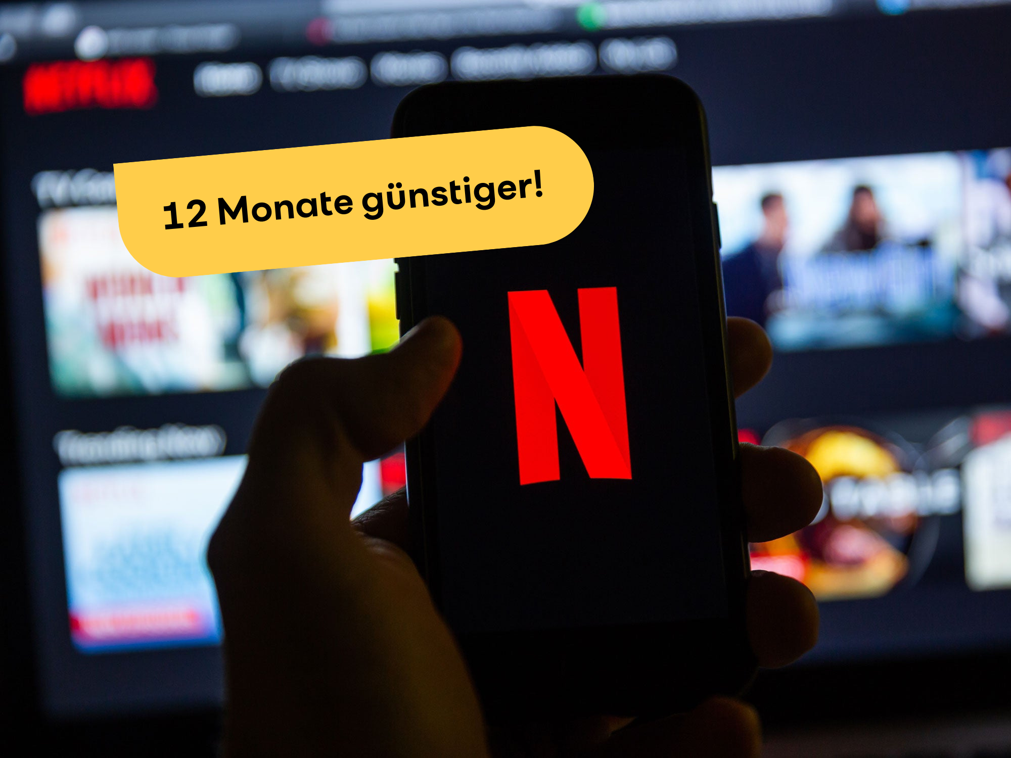 Netflix-Abo 12 Monate günstiger - ohne VPN und andere Grauzonen