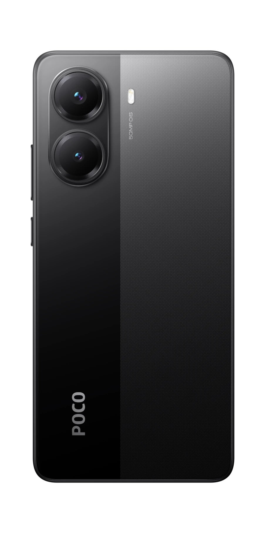 Xiaomi Poco x7 Pro in schwarz von hinten