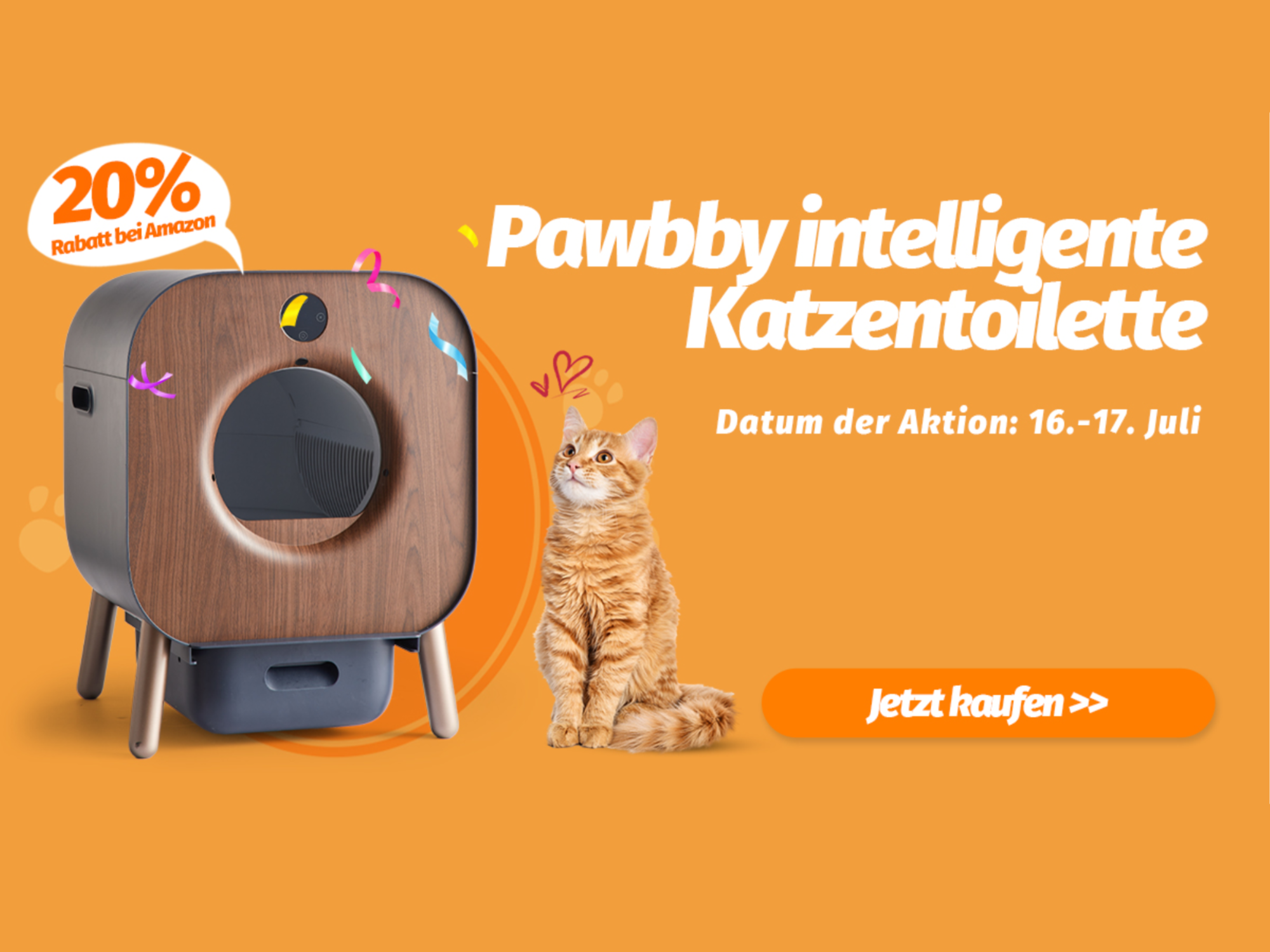 Prime Day PAWWBY P1 Ultra Katzenklo im Angebot