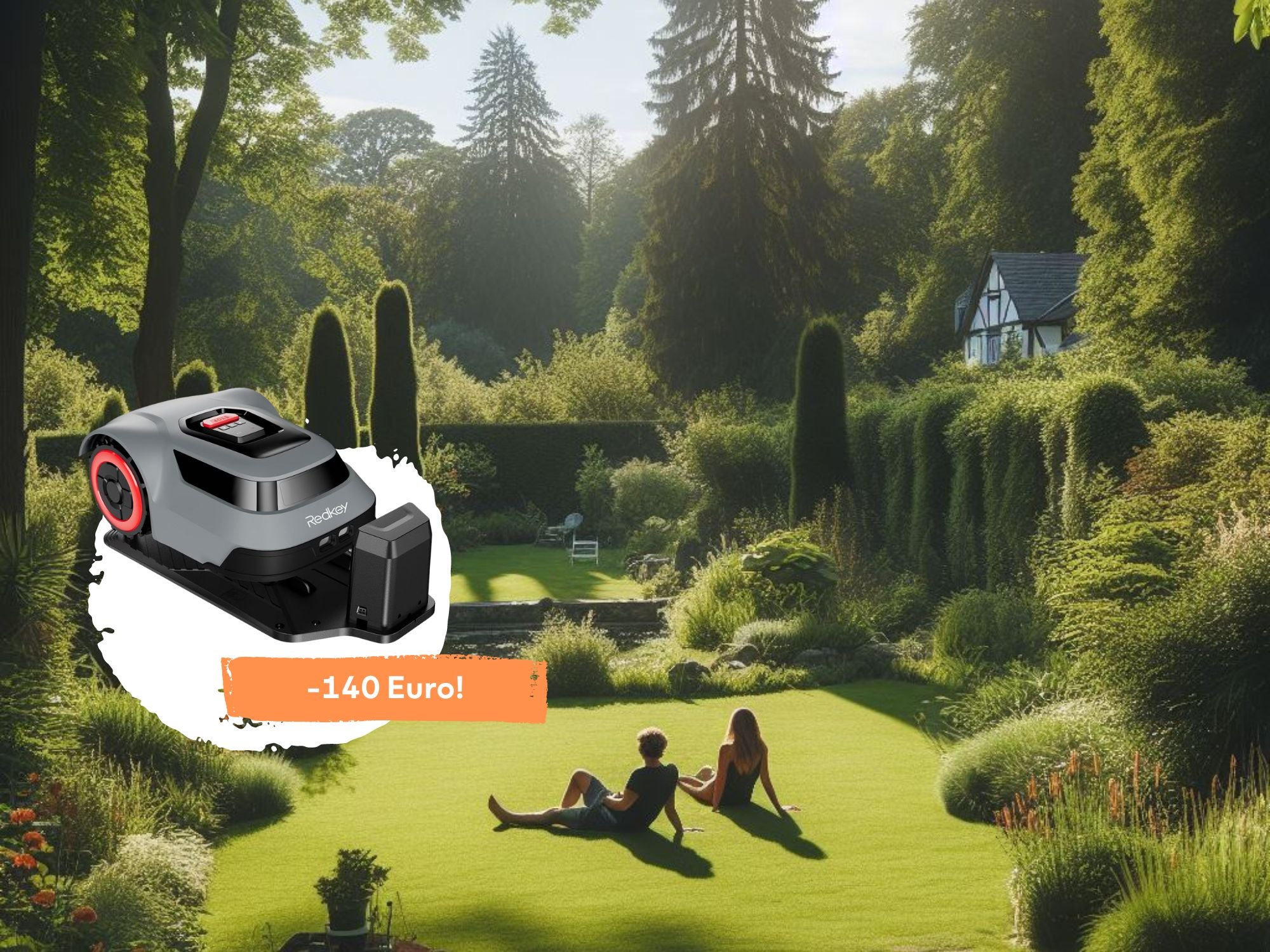 #Präziser als viele andere Modelle: Mähroboter für große Gärten bei Amazon 140 Euro günstiger