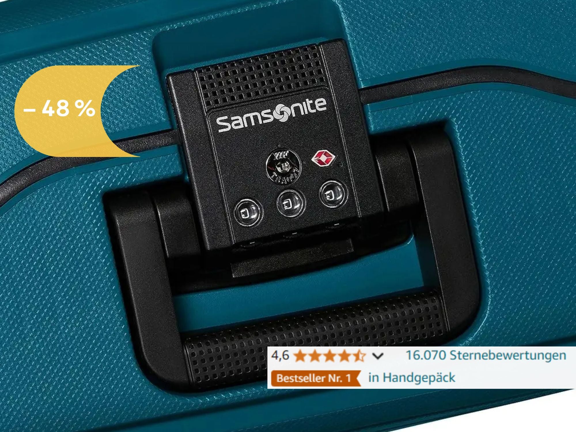 Ein Samsonite-Koffer ist Bestseller bei Amazon und um 48 Prozent reduziert