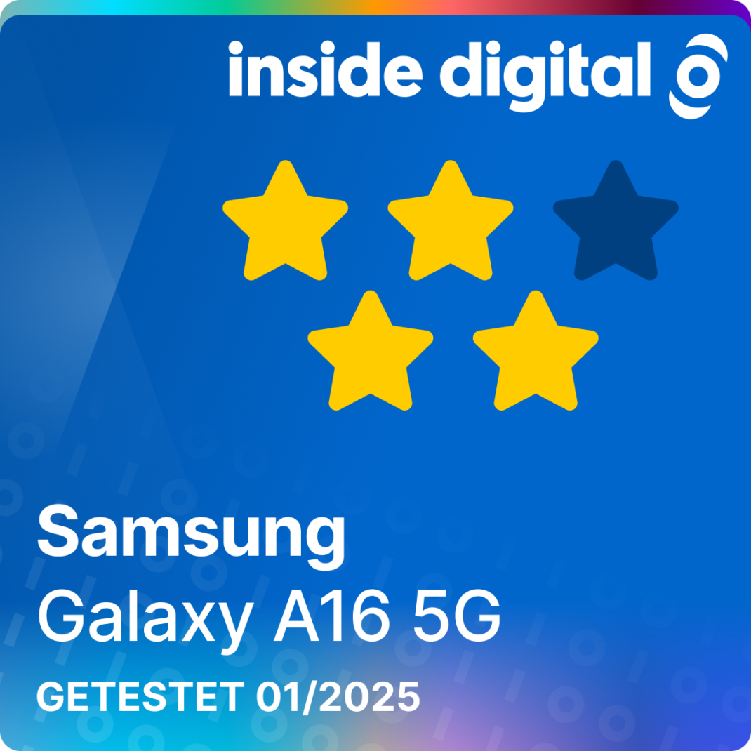 Samsung Galaxy A16 5G Testsiegel