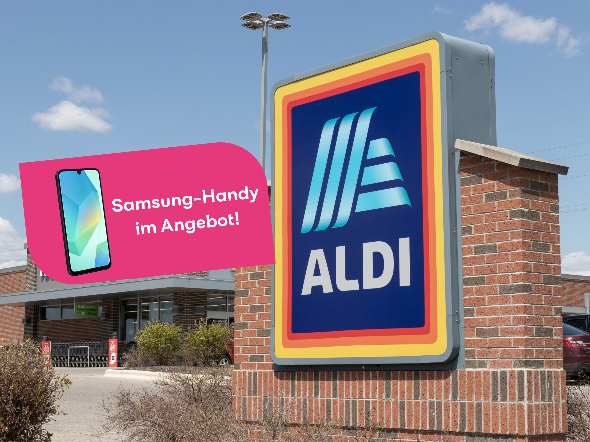 Samsung-Handy im Angebot bei Aldi