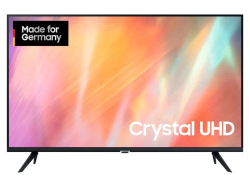 Samsung Smart TV GU43AU6979UXZG in der Frontansicht.