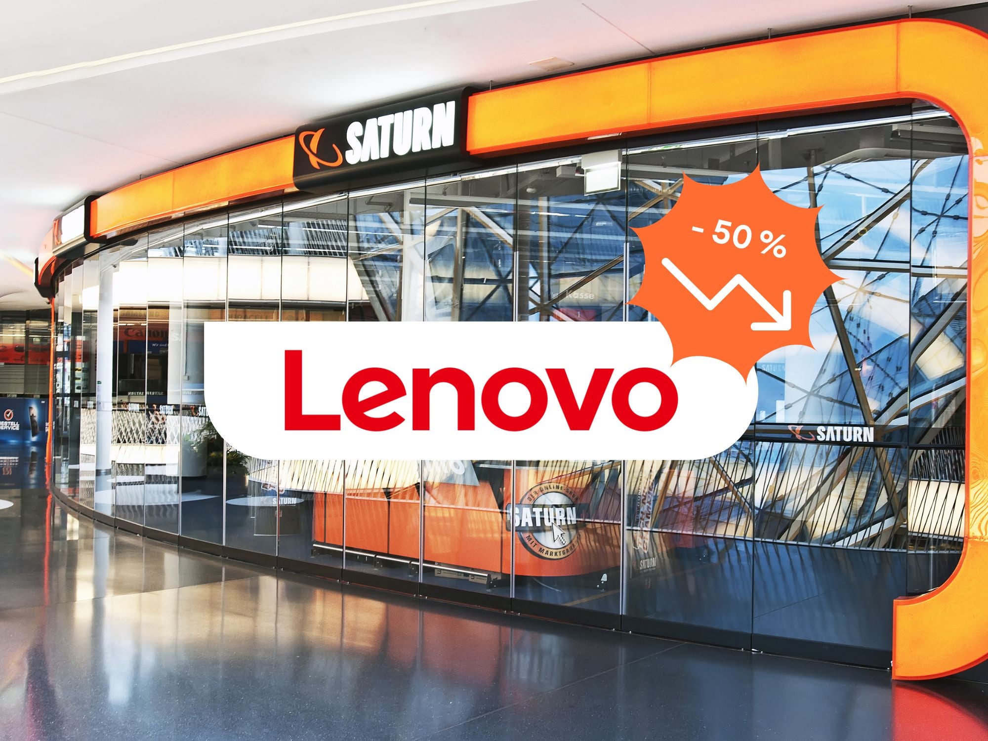 Saturn hat den besten Preis - Lenovo mit satten 50 Prozent Rabatt