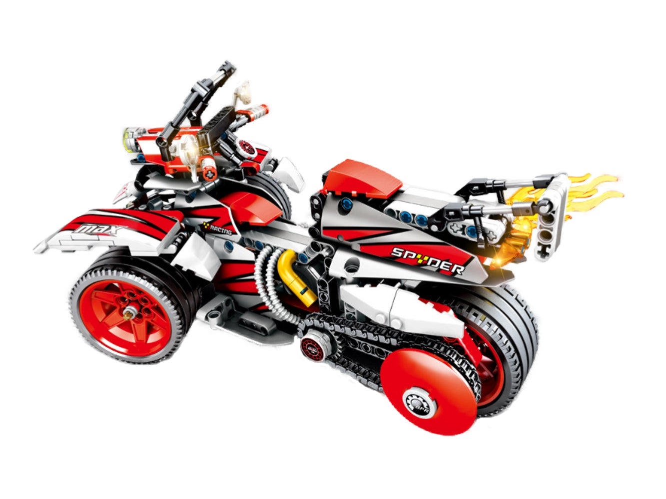 Foto: Klemmbaustein Sembo Bombardier Motorcycles Technic (701700)