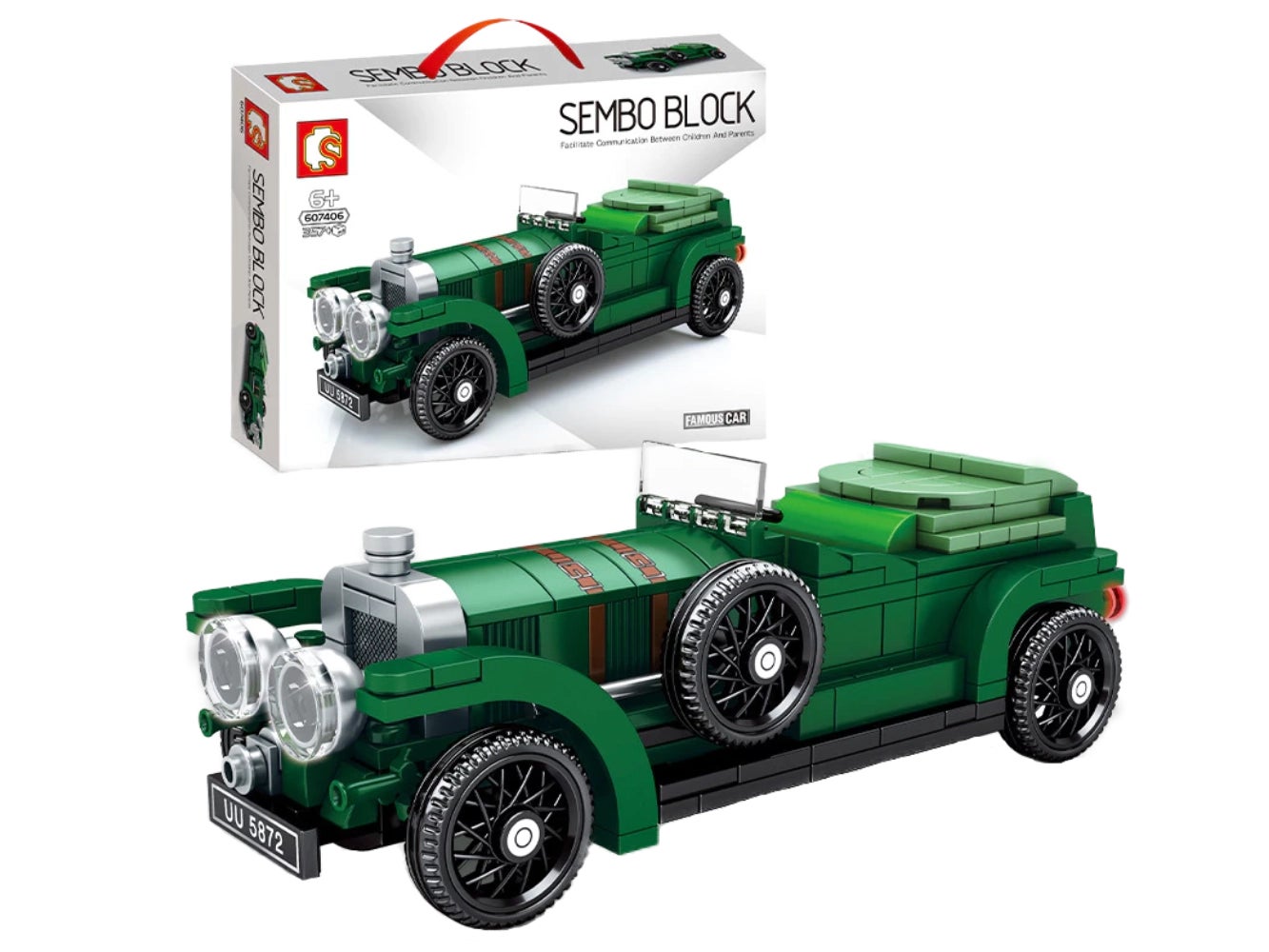 Foto: Klemmbaustein Sembo Classic Car - Technic (607406)