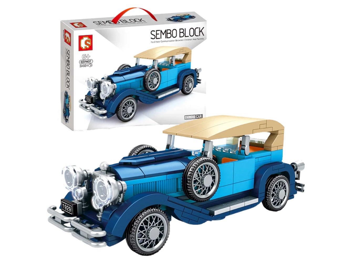 Foto: Klemmbaustein Sembo Classic Car - Technic (607407)