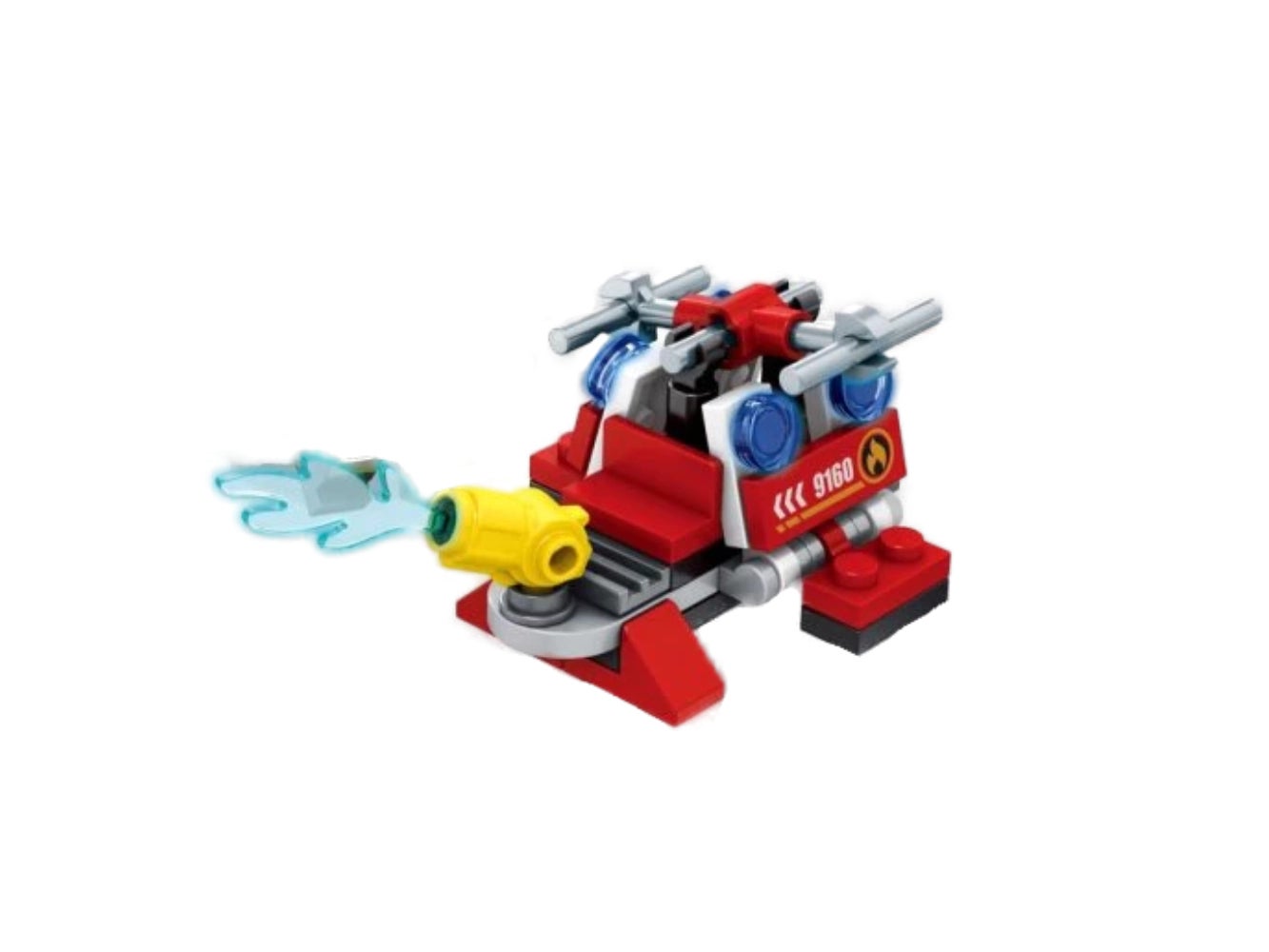 Foto: Klemmbaustein Sembo Doomsday Rescue - Xiaoweis Mobile Fire Hydrant Technic (SD9160)