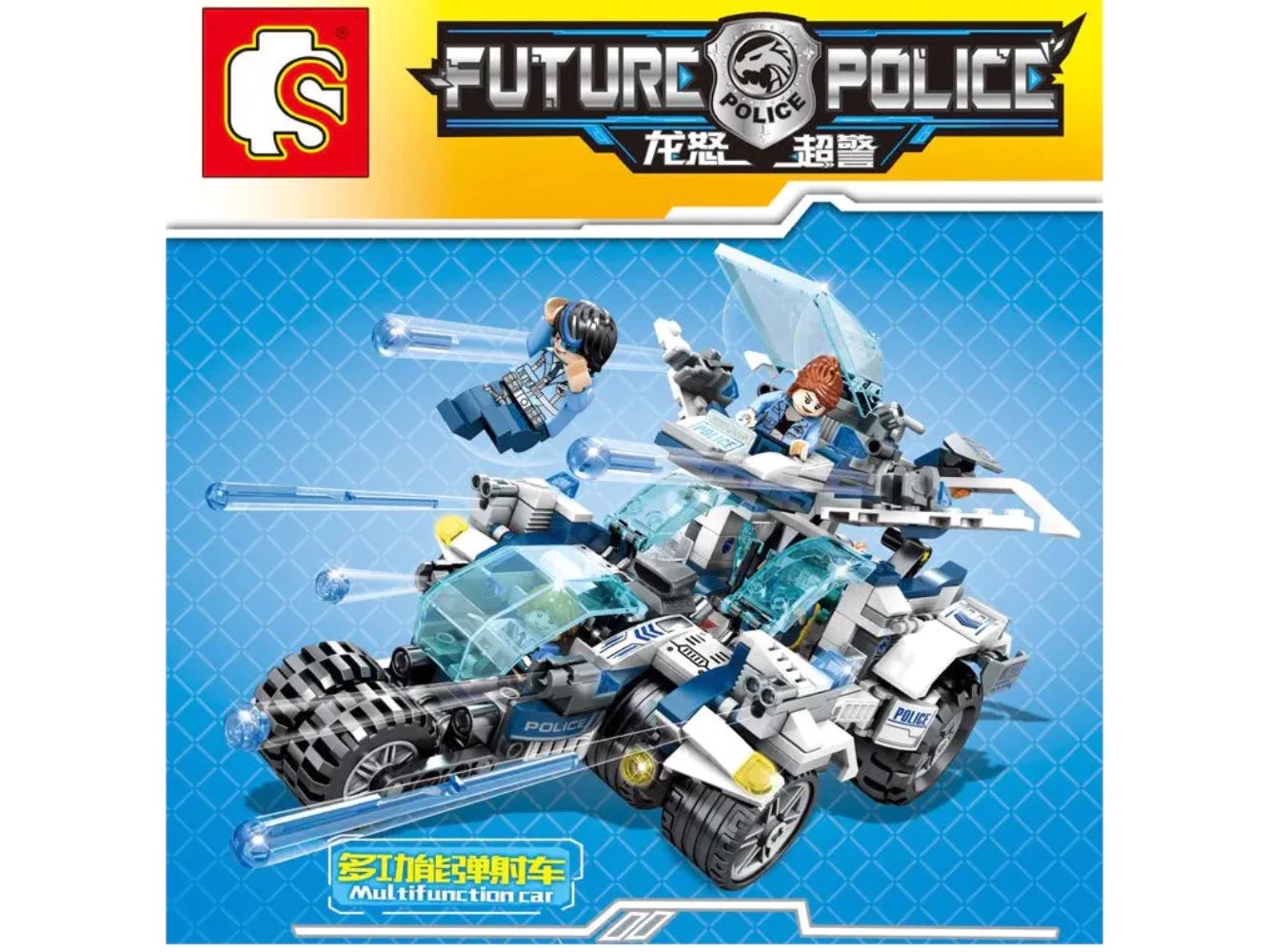 Foto: Klemmbaustein Sembo Dragon Fury Super Police Technic (SD9676)