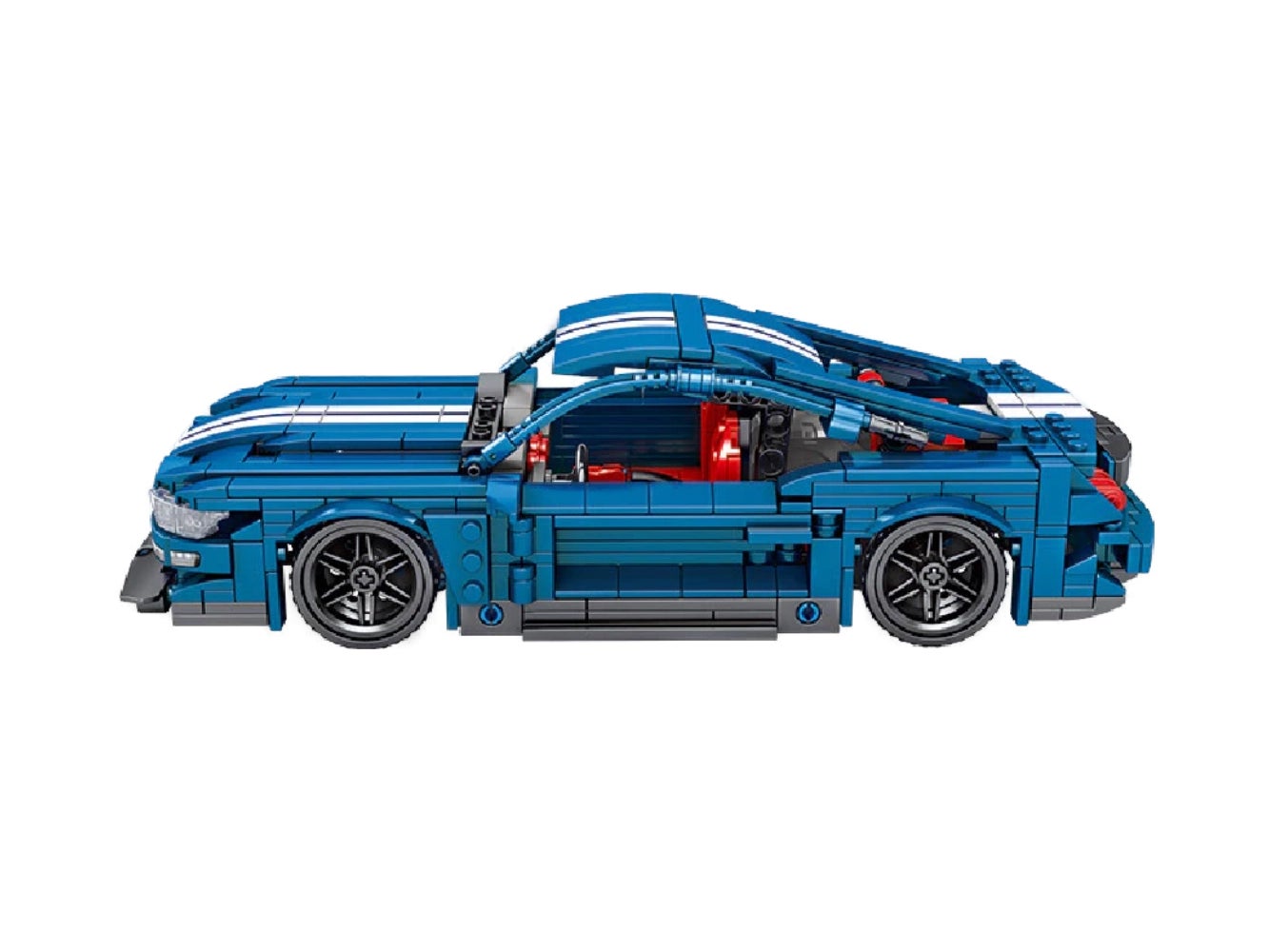 Foto: Klemmbaustein Sembo Ford Mustang Pull Back Car Technic (701710)