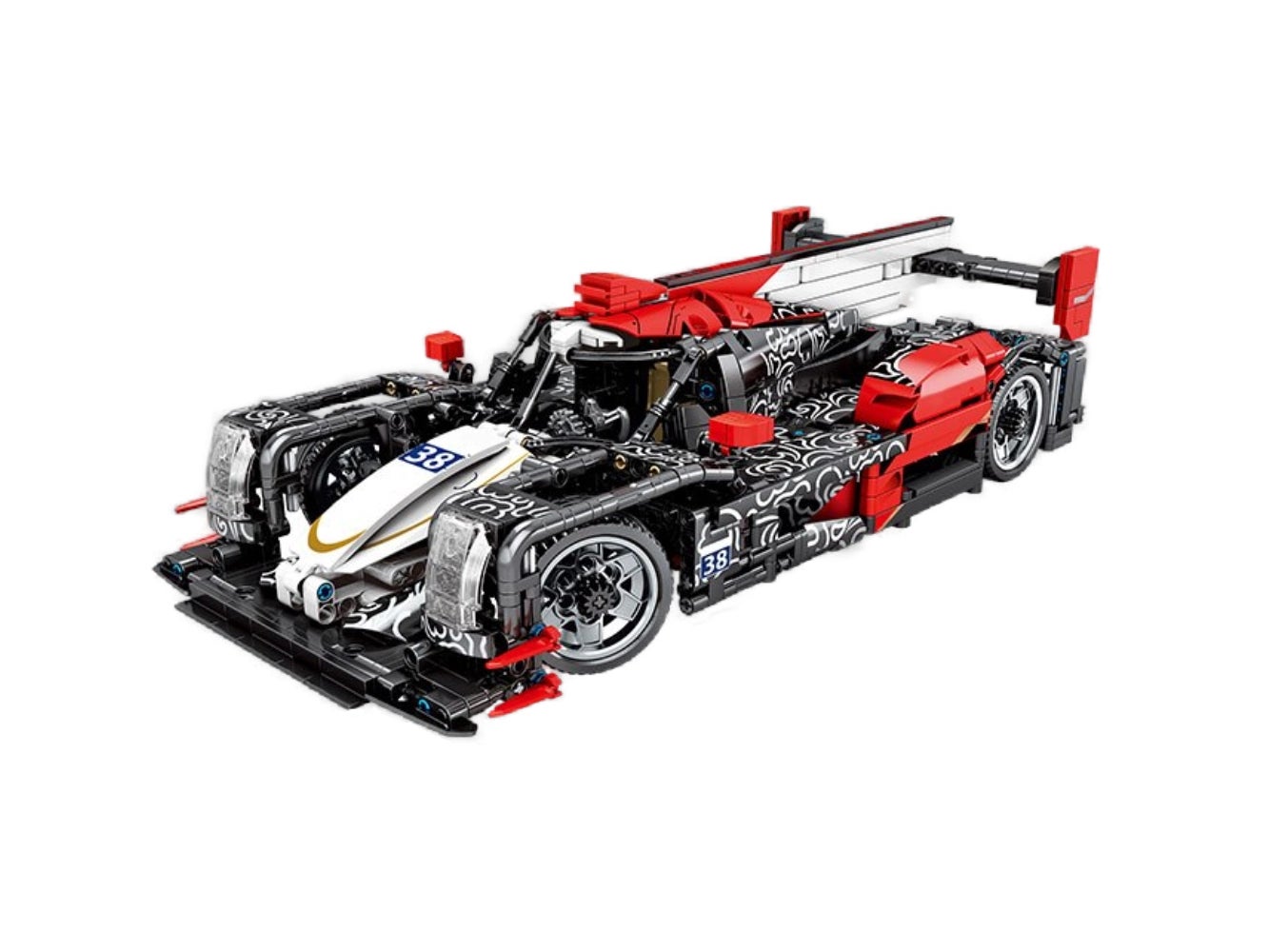 Foto: Klemmbaustein Sembo  Jackie Chan DC Model 1 zu 14 Super Racing Car Technic (705983)