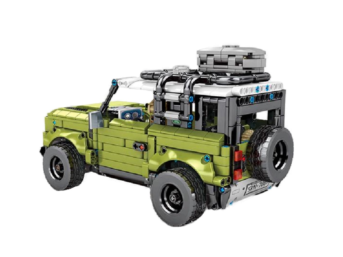 Foto: Klemmbaustein Sembo Mechanical Frenzy - Land Rover Defender 1 zu 14 Technic (701943)