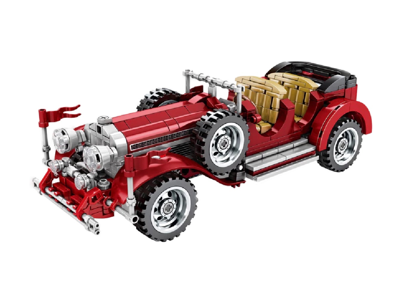 Foto: Klemmbaustein Sembo Mercedes Benz Classic Car Pull Back Car Technic (701650)