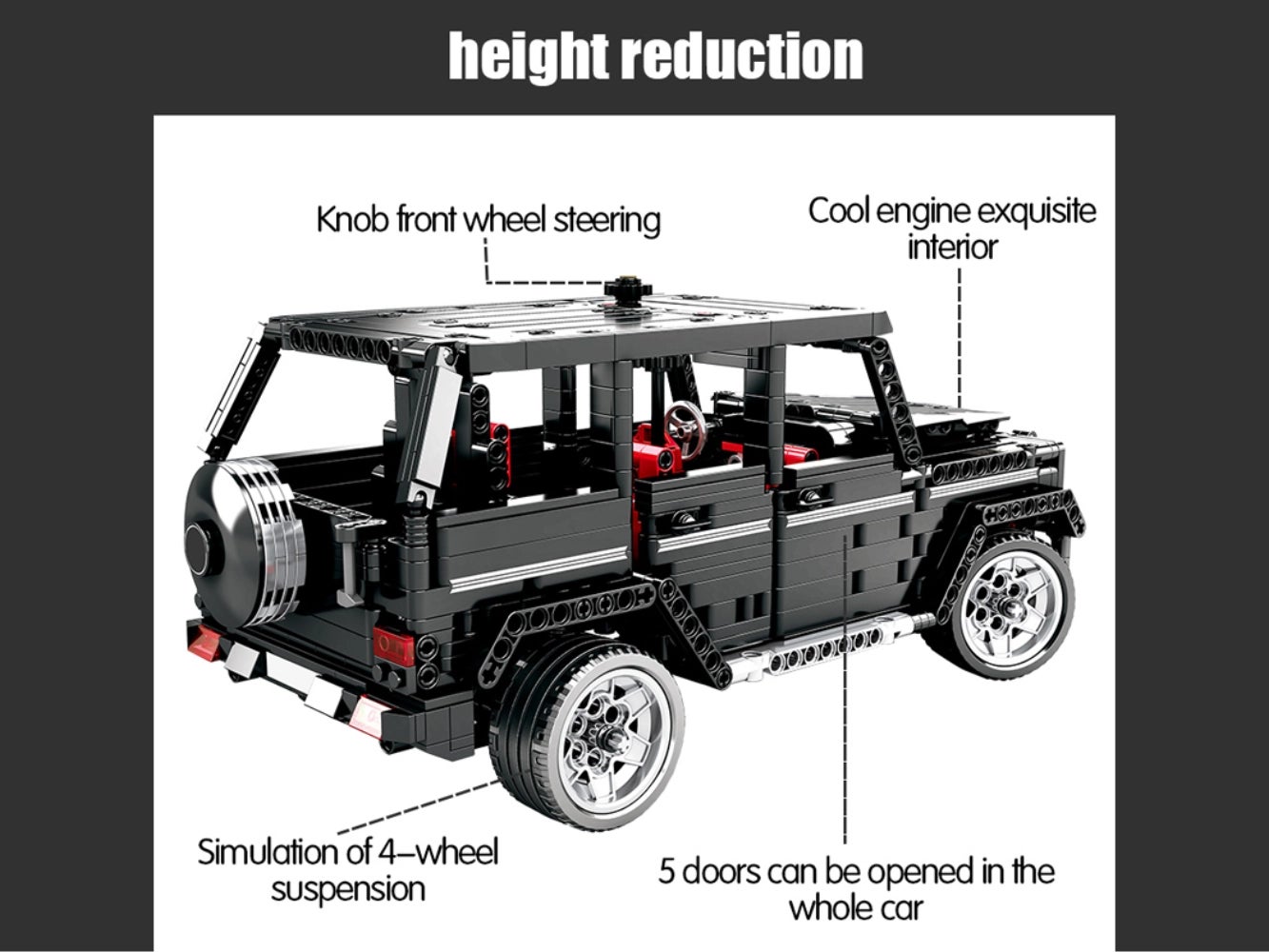 Foto: Klemmbaustein Sembo Mercedes-G500 Super Car Technic (701960)