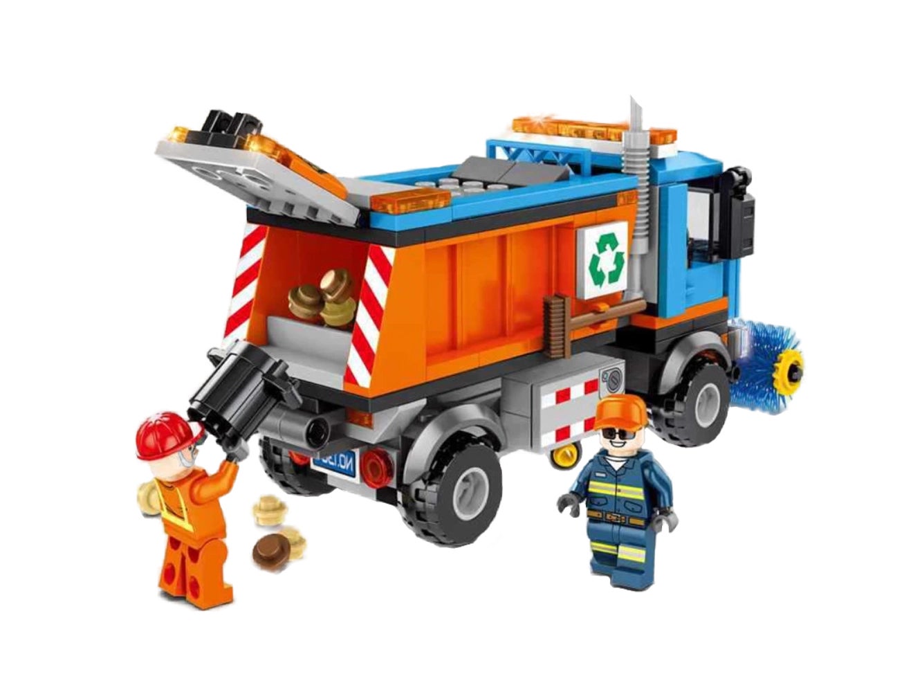 Foto: Klemmbaustein Sembo Multifunctional Sweeping Sanitation Vehicle Technic (601304)