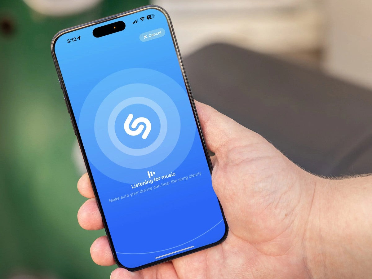 Shazam auf einem Smartphone