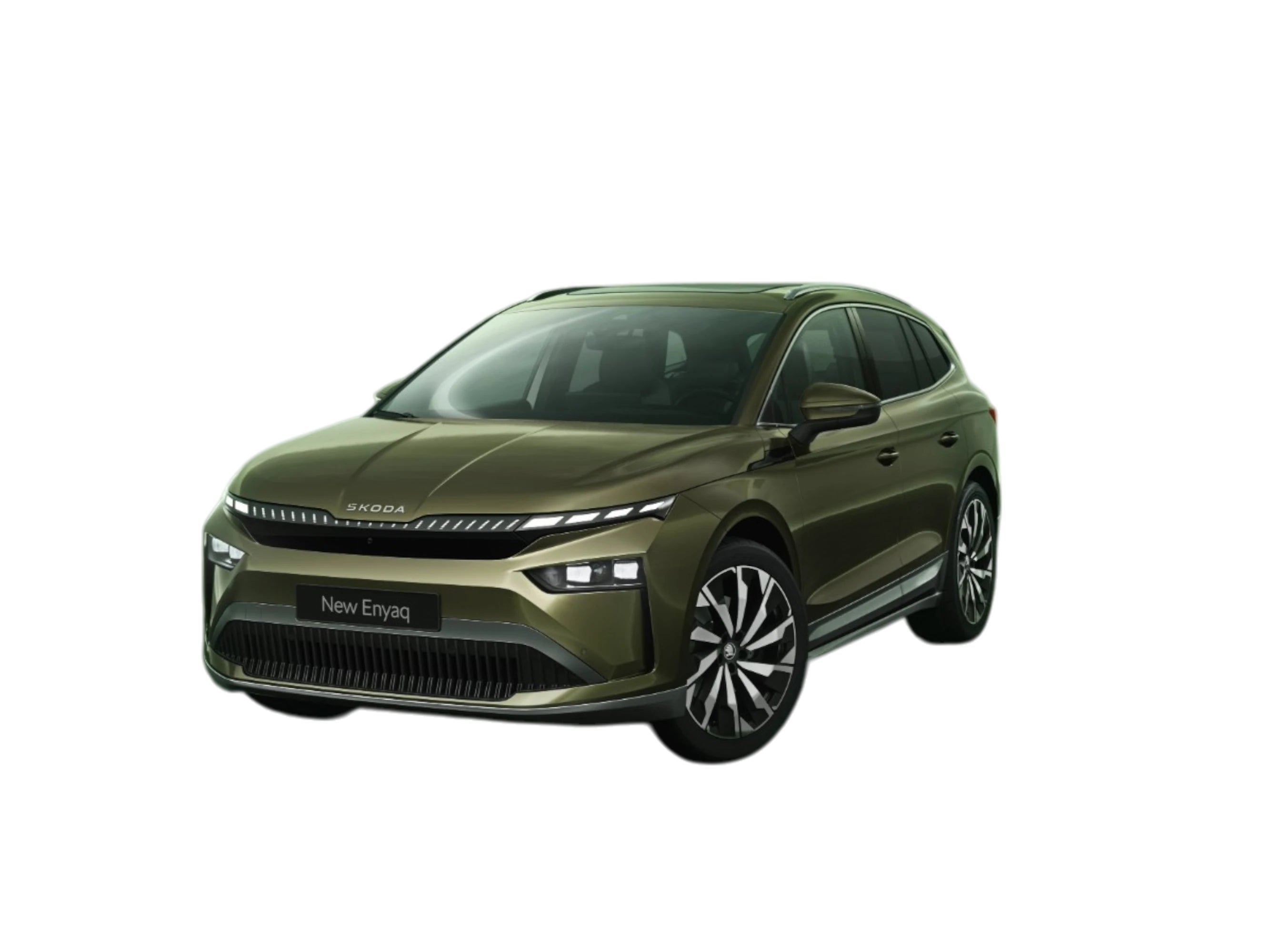 Skoda Enyaq (2025) schräg von vorne