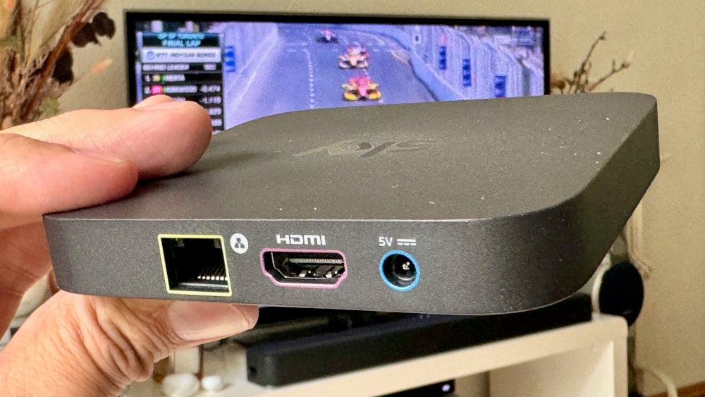 Rückseite der Sky Stream Box.