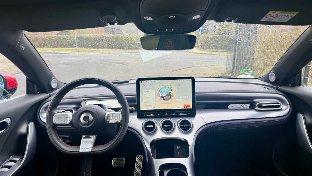 Cockpit-Ansicht des Smart #3 Brabus.