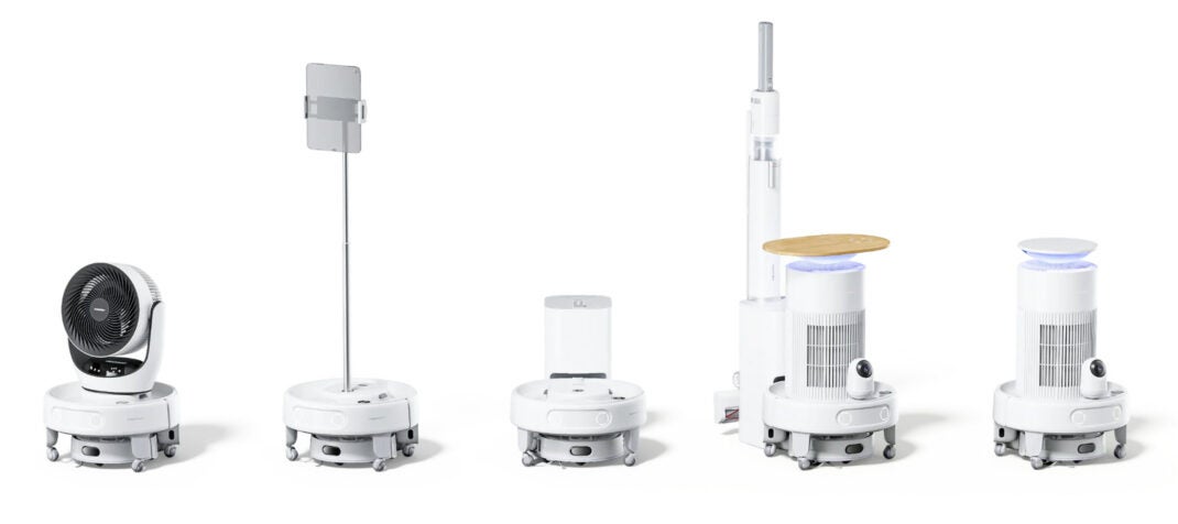 So sieht der neue Saugroboter von SwitchBot mit seinen Aufsätzen aus