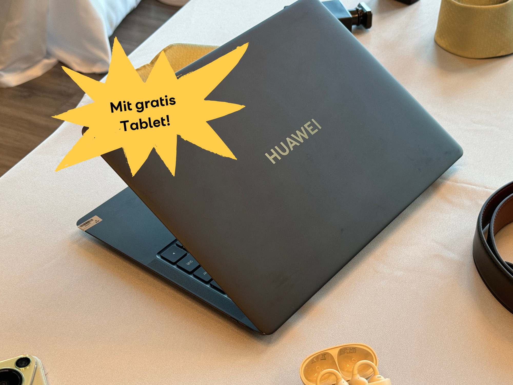 Tablet geschenkt zum Huawei MateBook X Pro