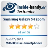 Testsiegel Samsung Galaxy S4 Zoom