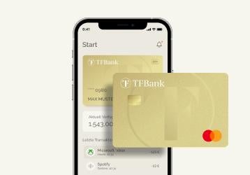App und Kreditkarte der TF Bank