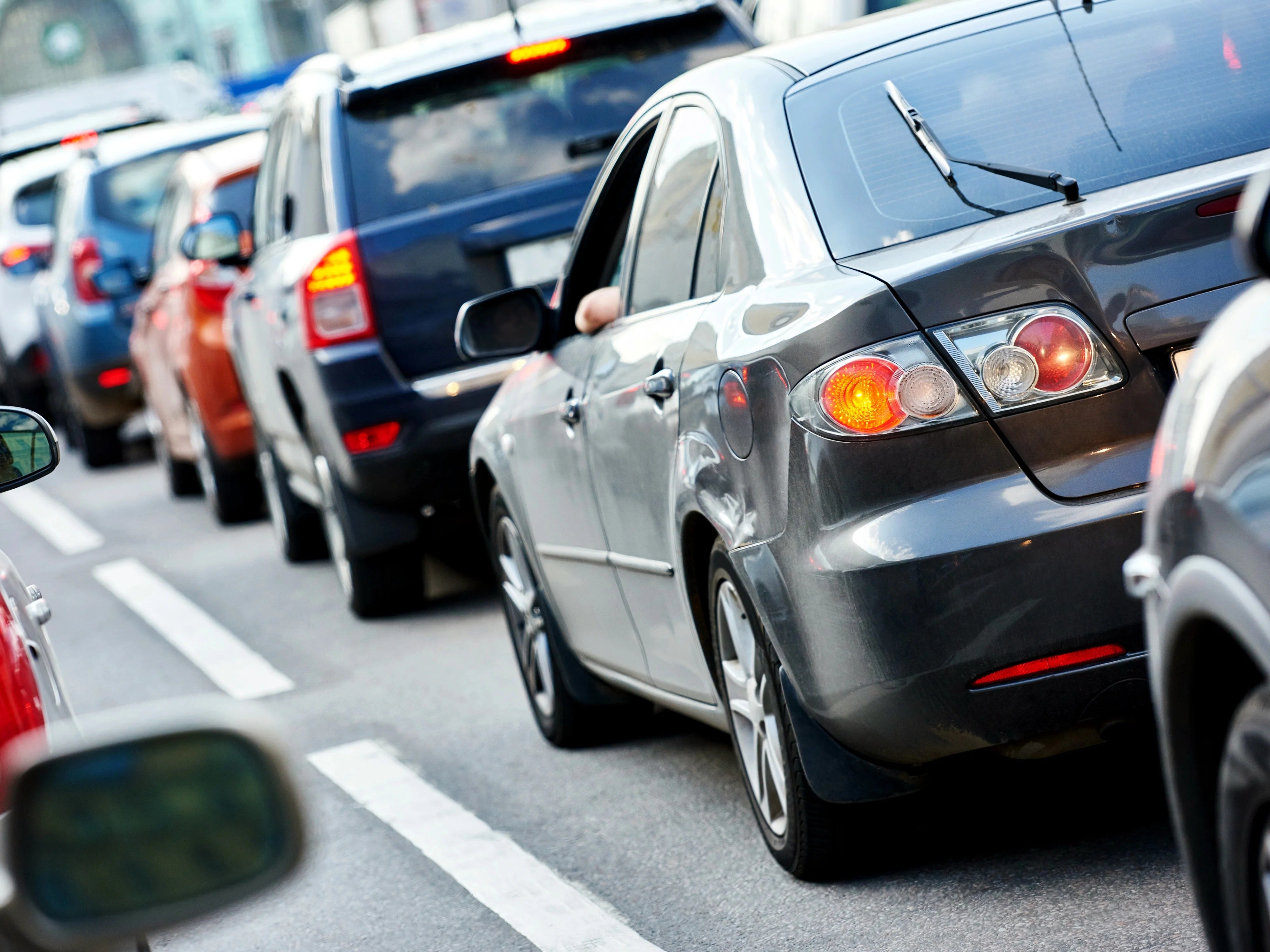 Autos auf einer Straße