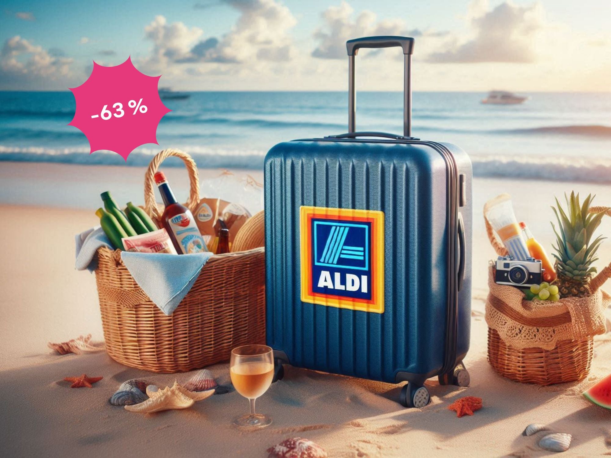 Über 60 Prozent Rabatt - Aldi verschleudert Reisekoffer-Set zum Discounterpreis