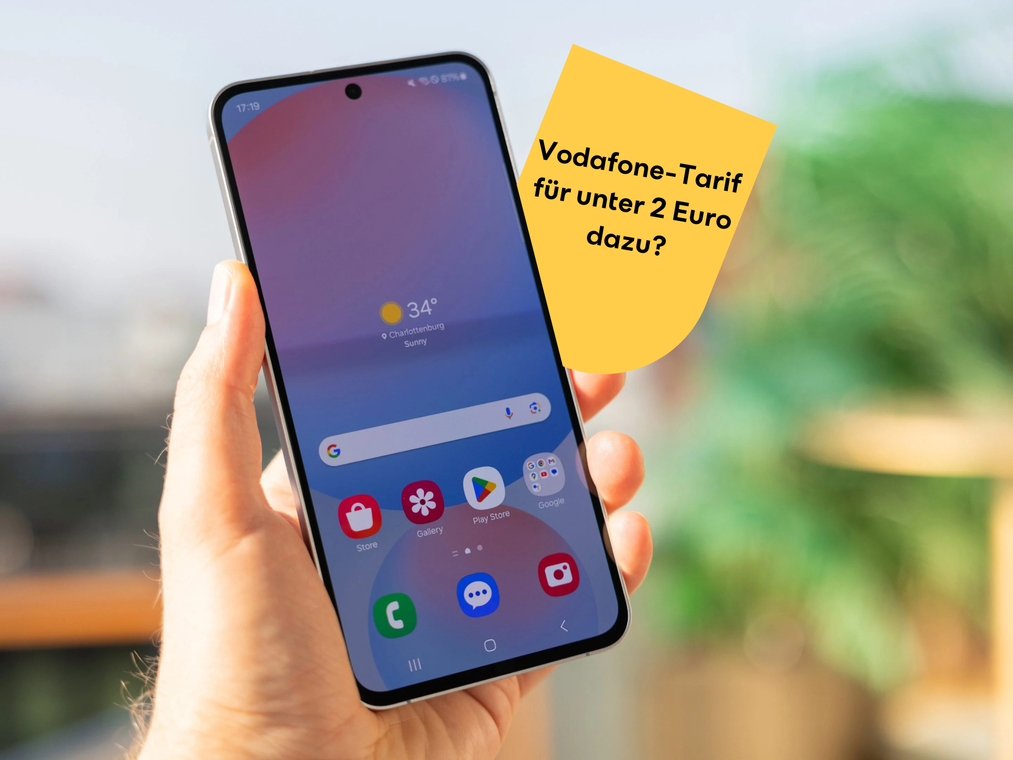 Vodafone-Tarif für unter 2 Euro zum Samsung-Handy dazu? Wir machen den Deal-Check