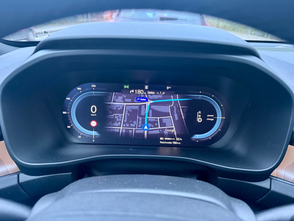 Cockpit-Display im Volvo EX40.