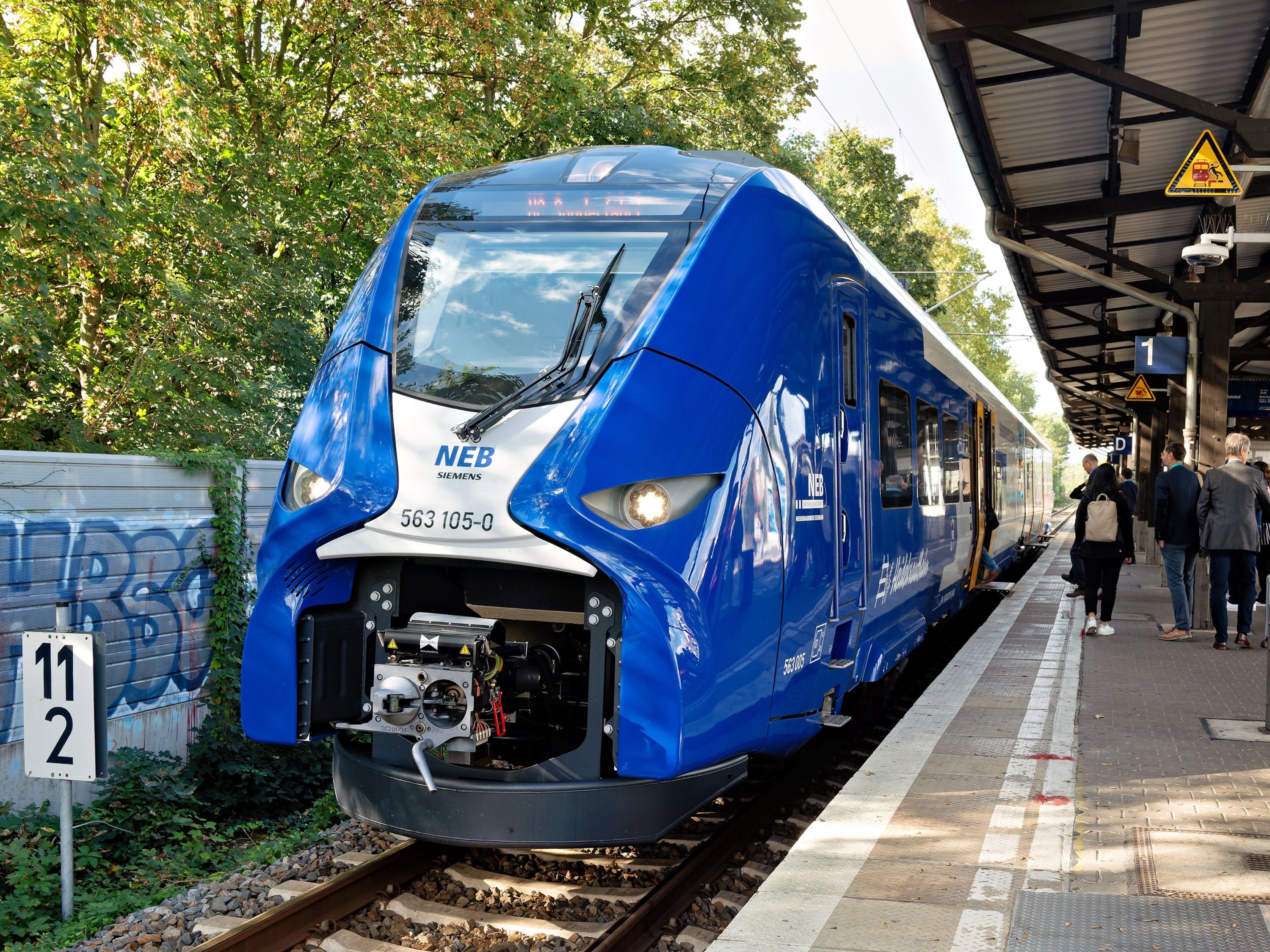 Ein Wasserstoff-Zug von Siemens