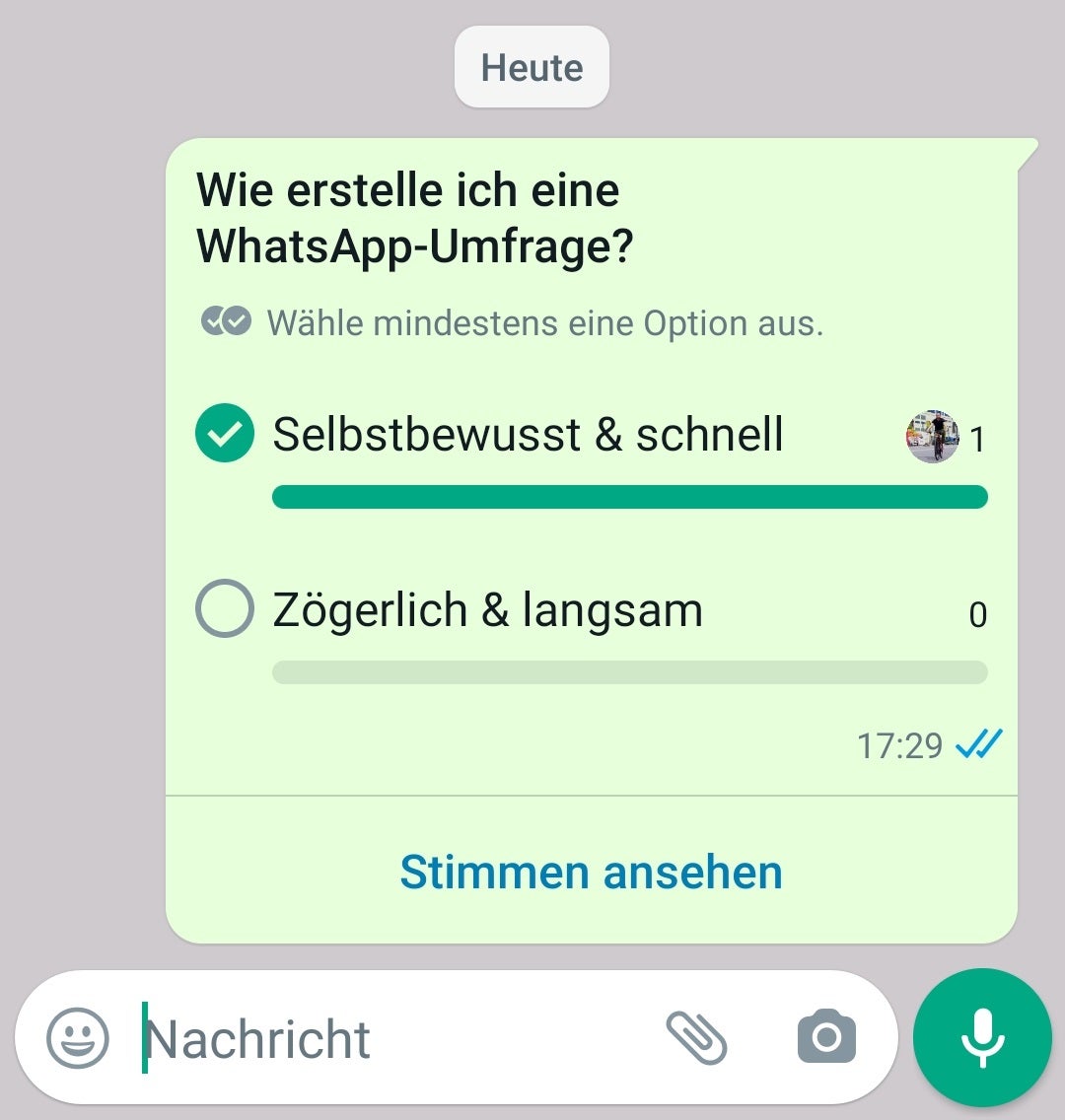 WhatsApp-Umfrage Erstellen – So Geht’s