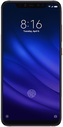 xiaomi mi 8 pro frontalansicht transparent 