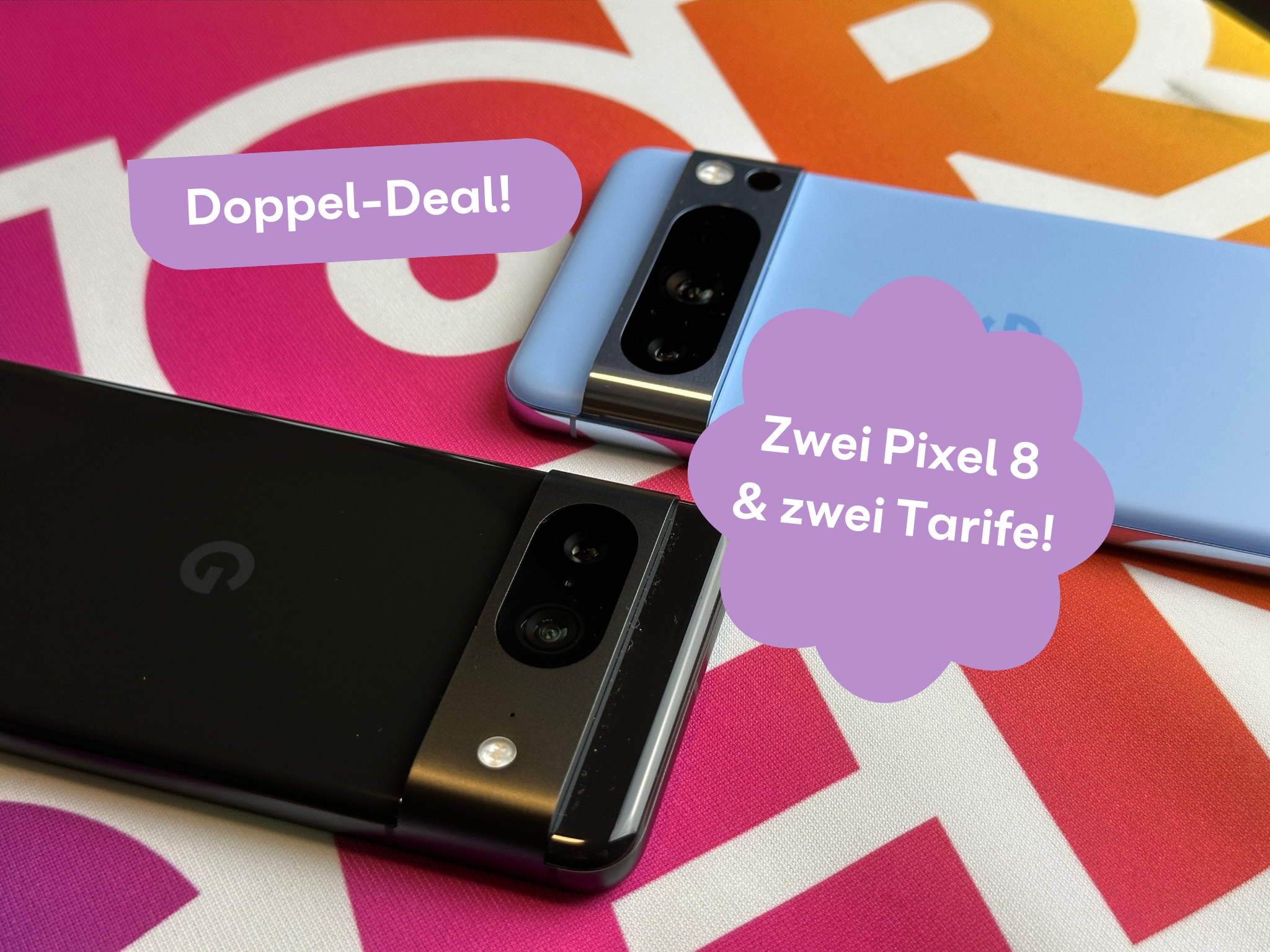 Zwei Pixel 8 und zwei Tarife - Geniales Doppel-Angebot