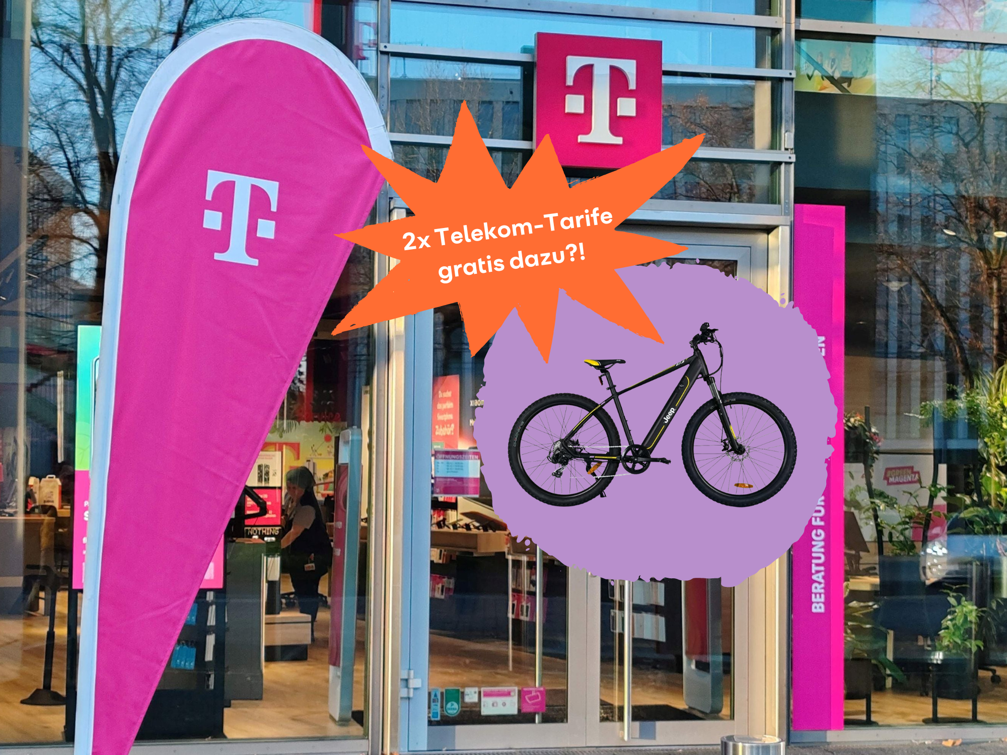 Zwei Telekom-Tarif gratis zum E-Bike?
